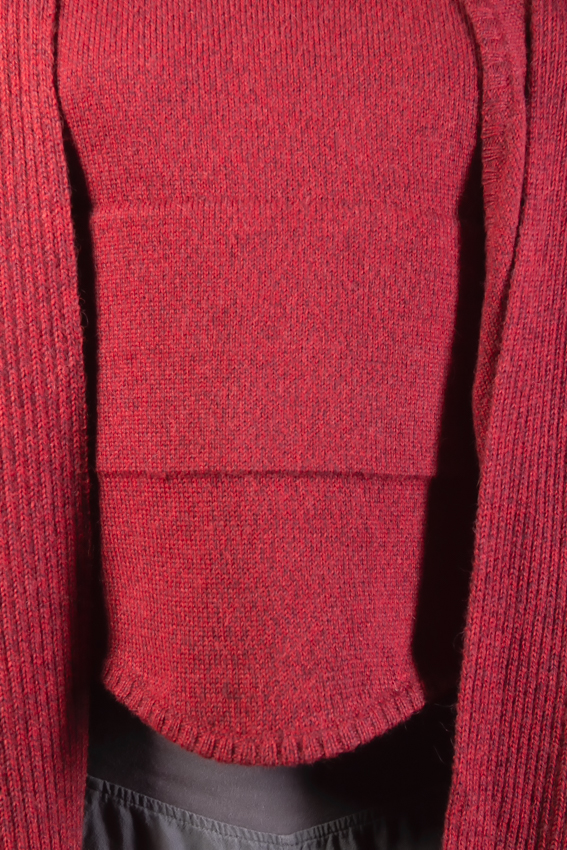 détal poche cape en laine alpaga